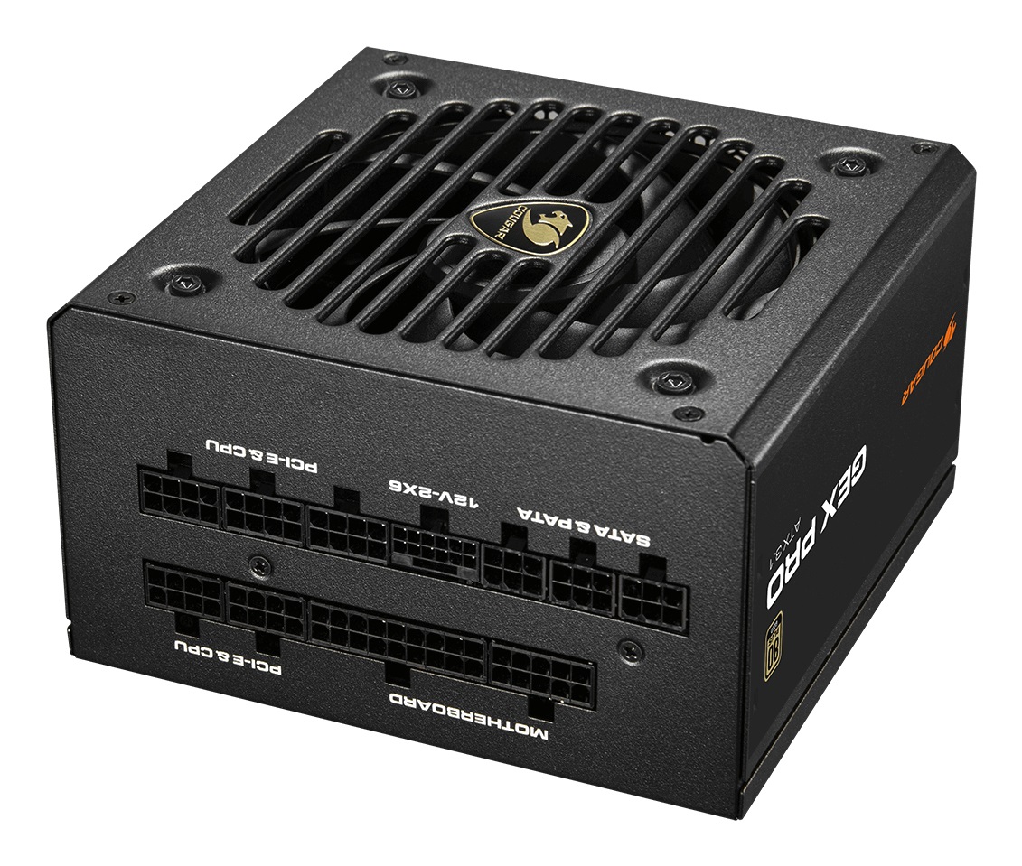COUGAR Gaming CGR GEXP-850 Alimentatore per Computer 850W 80 PLUS Gold 20 4 pin ATX Nero con Raffreddamento Attivo