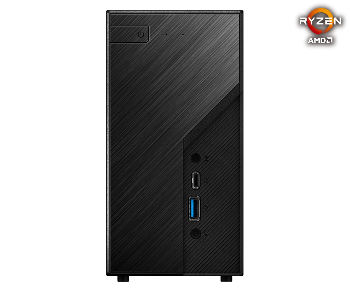 ASRock DeskMini X300 Mini PC Barebone Nero - AMD X300, Socket AM4, 1,92 l, Supporto DDR4 fino a 64 GB