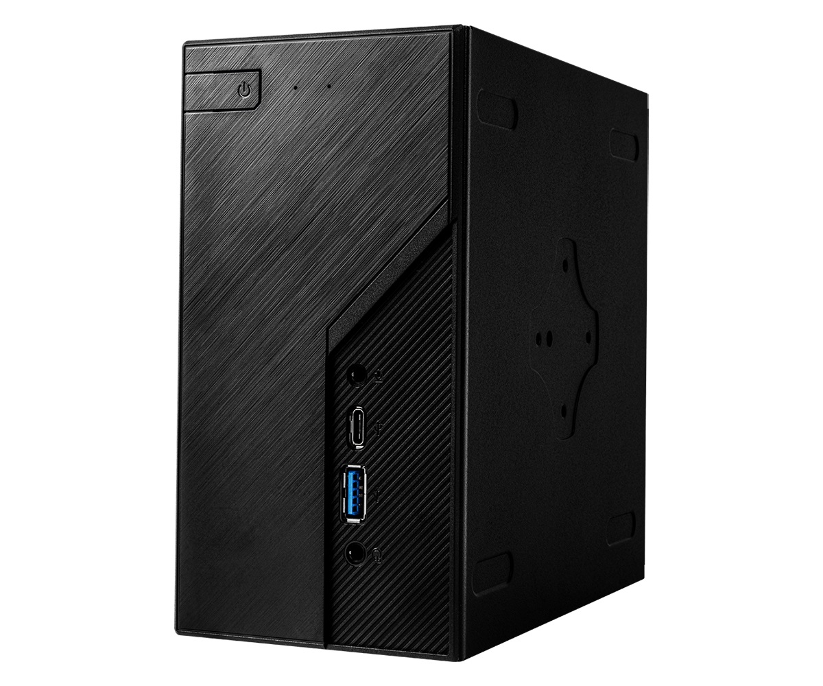 ASROCK DeskMini H470 - Mini PC Barebone Nero con Chipset Intel H470, LGA 1200, Supporto fino a 64GB DDR4