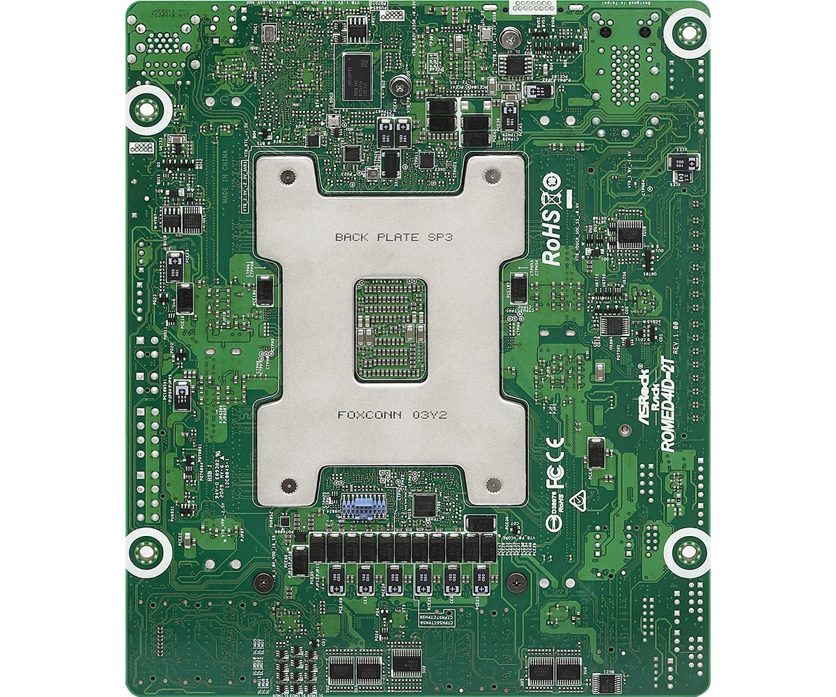 Asrock ROMED4ID-2T Scheda Madre Socket SP3 Mini ITX - Compatibile con Processori AMD EPYC, Supporto DDR4 fino a 256GB