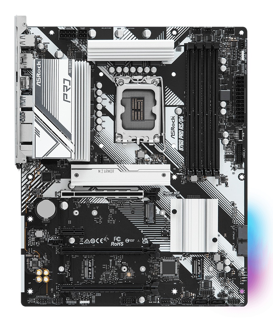 ASRock B760 Pro RS/D4 Scheda Madre ATX LGA 1700 con supporto DDR4 fino a 128 GB