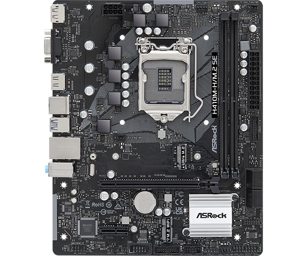 ASRock H410M-H/M.2 SE Scheda Madre Micro ATX LGA 1200 per Intel® Core™ i3/i5/i7/i9, Supporto DDR4 fino a 64 GB