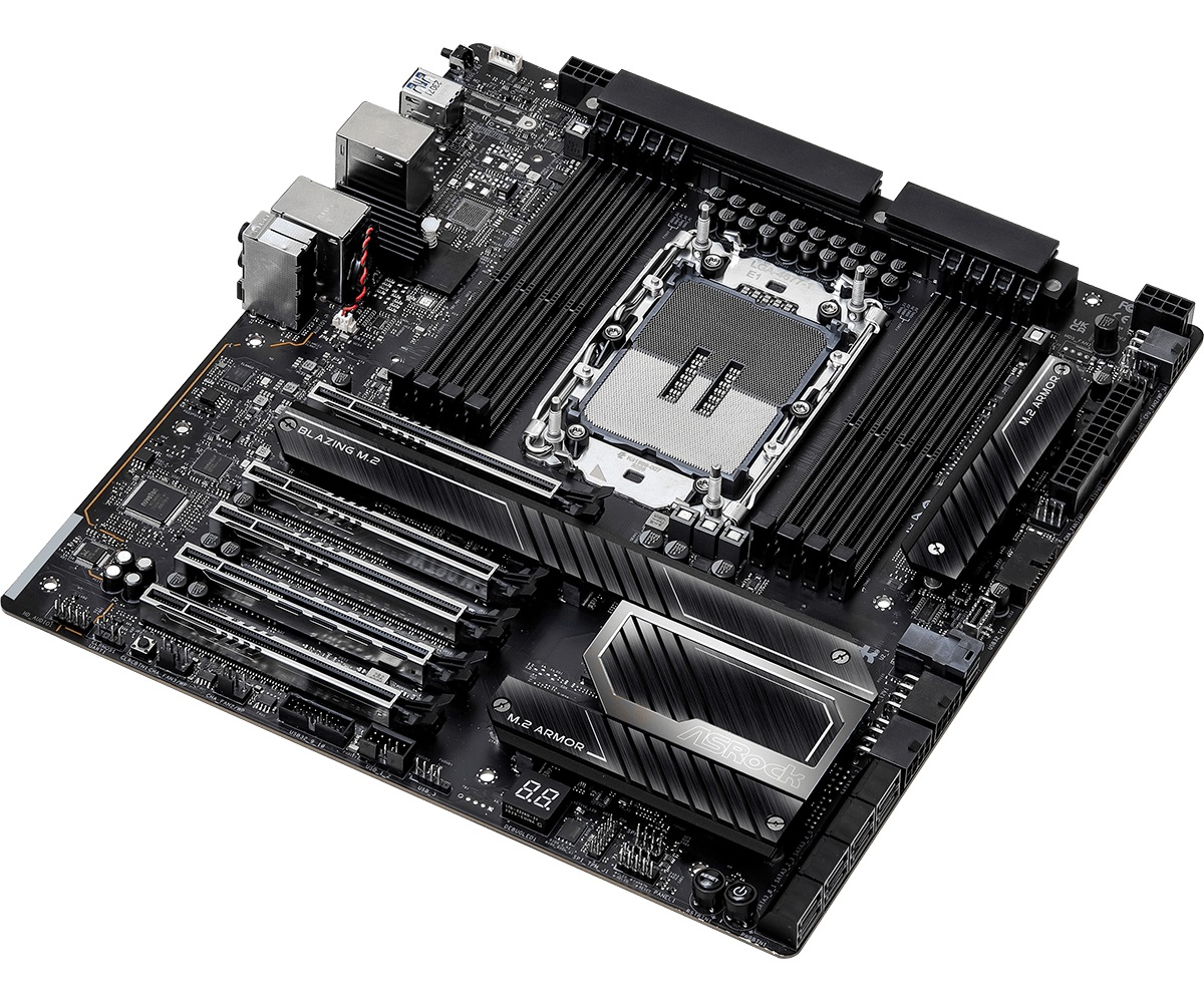 Asrock W790 WS R2.0 Scheda Madre EATX LGA 4677 (Socket E) con 8x DDR5, Wi-Fi 6E, 2x10G LAN e PCIe 5.0