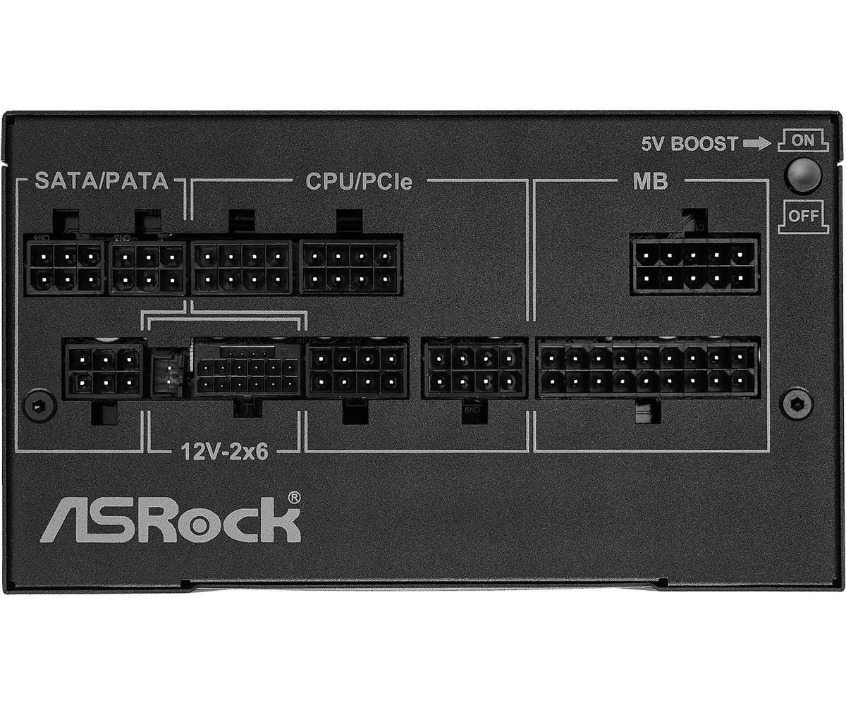 Asrock Phantom Gaming PG-750G Alimentatore 750W ATX 20 4 pin Nero