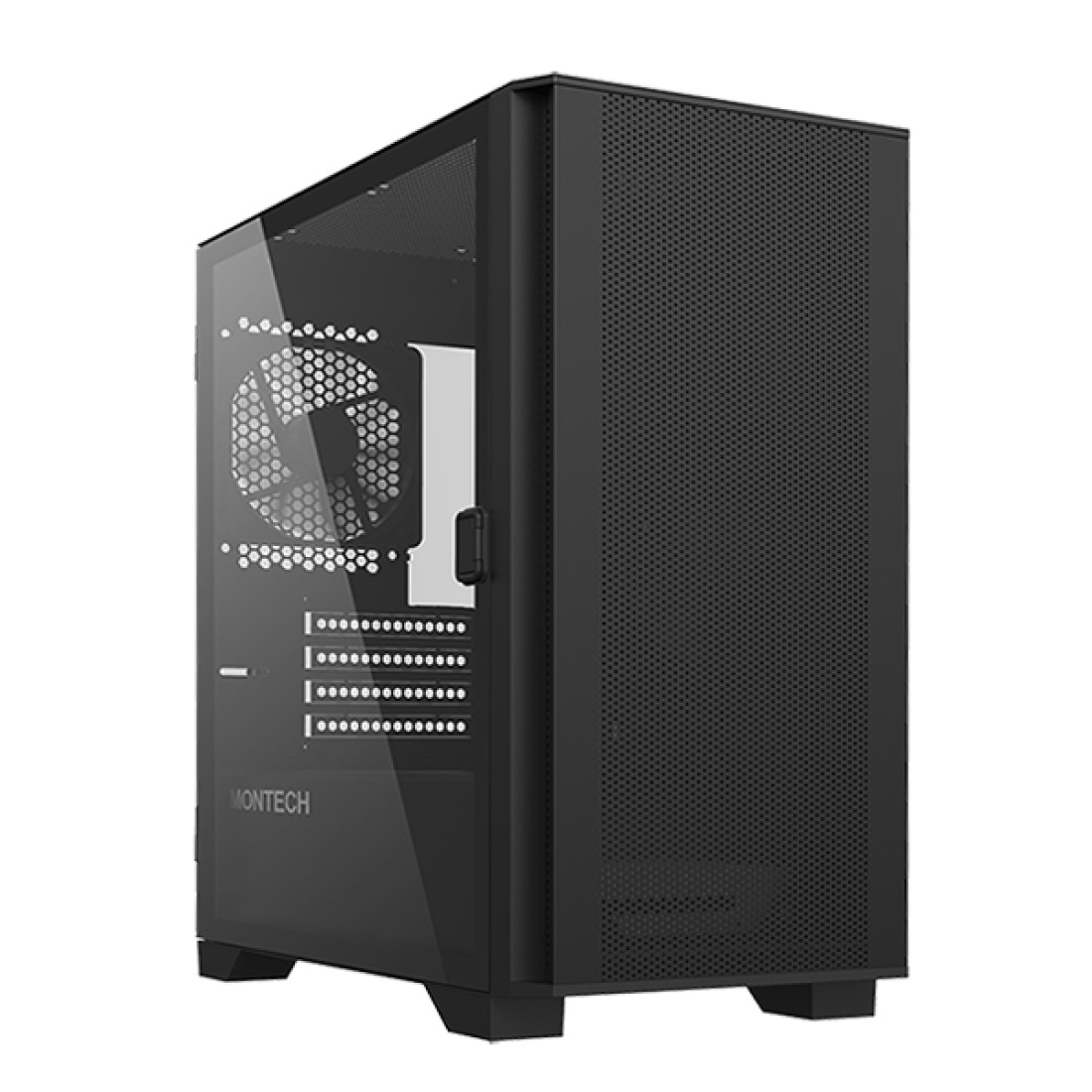 Montech AIR 100 LITE Case Micro ATX/Mini ITX Nero con Ventole da 120 mm