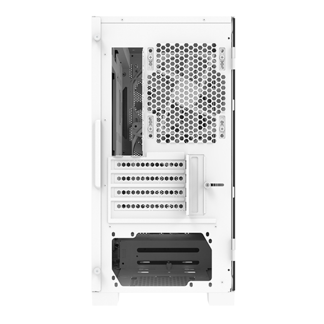 Montech AIR 100 LITE Case Desktop Midi-Tower Bianco con 2 Ventole da 120 mm Preinstallate e Pannello Frontale in Rete