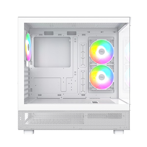 Montech XR RGB Midi-Tower ATX Bianco con Vetro Temperato e Ventole da 120 mm