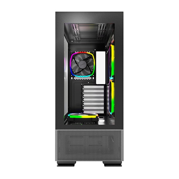 Montech SKY TWO Midi Tower Nero con 4 Ventole ARGB PWM e Vetro Temperato