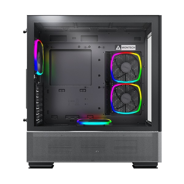 Montech SKY TWO Midi Tower Nero con 4 Ventole ARGB PWM e Vetro Temperato