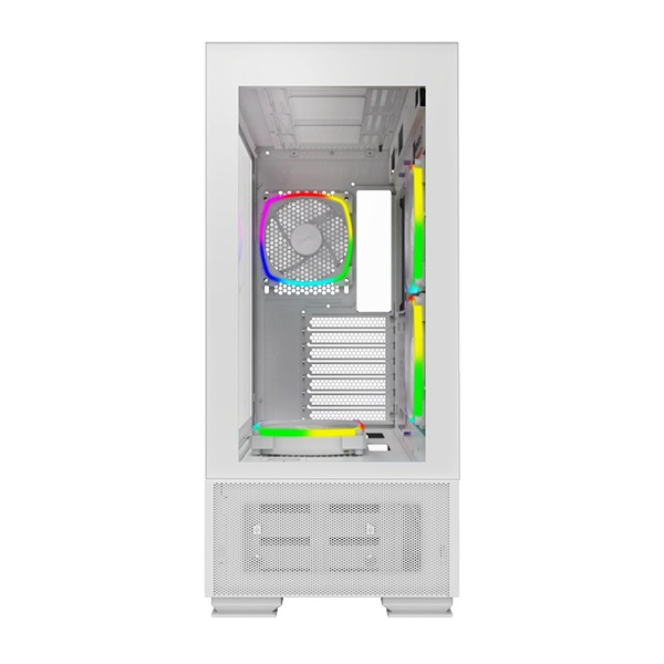 Montech SKY TWO Midi Tower Bianco con 4 Ventole ARGB PWM e Supporto per Alimentatore ATX da 210mm