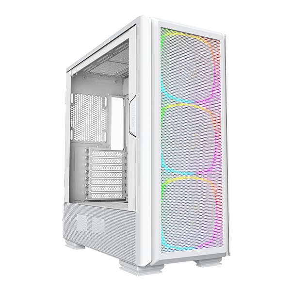 Montech SKY TWO GX Midi-Tower ATX Bianco con Vetro Temperato e 3 Ventole da 140 mm