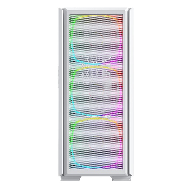 Montech SKY TWO GX Midi-Tower ATX Bianco con Vetro Temperato e 3 Ventole da 140 mm