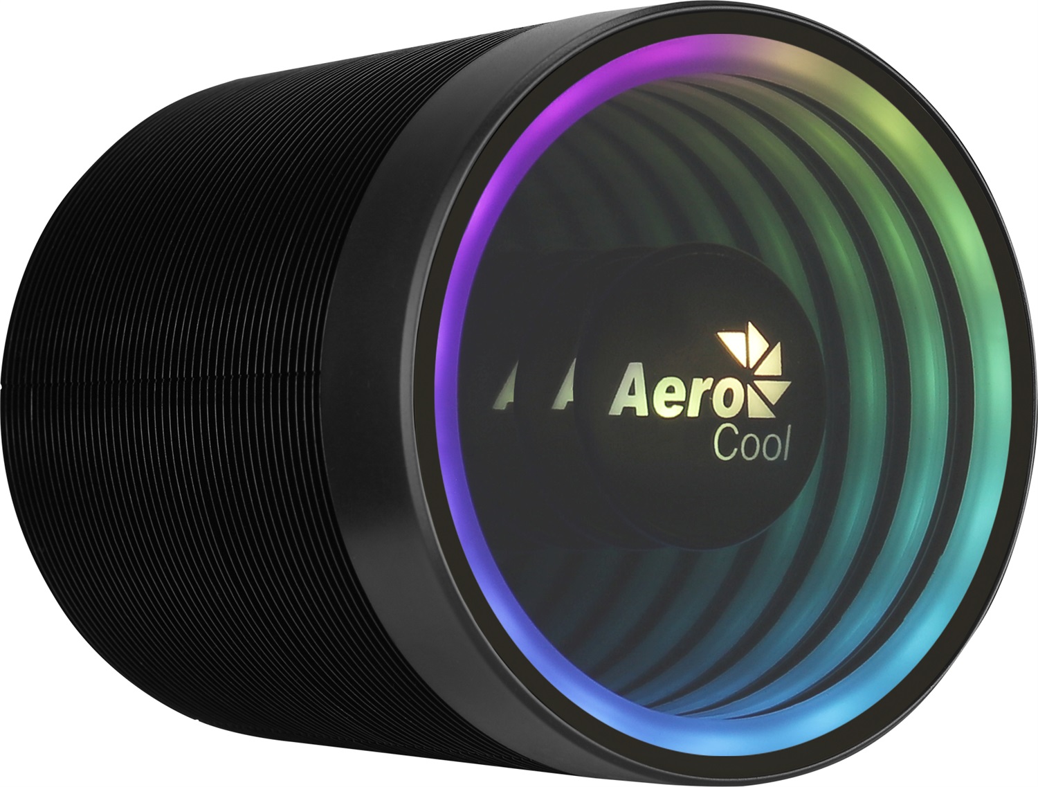 Aerocool Mirage 5 ARGB Raffreddatore d'aria per CPU 6 cm con design RGB INFINITY MIRROR, 1200-3000 Giri/min, 30 dB