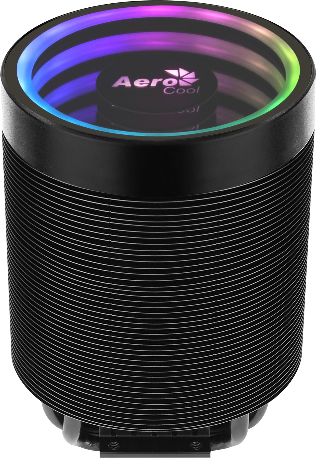 Aerocool Mirage 5 ARGB Raffreddatore d'aria per CPU 6 cm con design RGB INFINITY MIRROR, 1200-3000 Giri/min, 30 dB