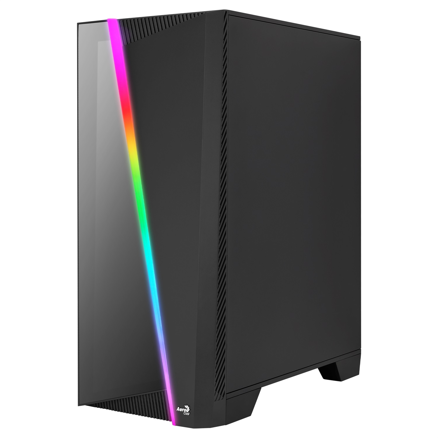 Aerocool Mirage Midi Tower Nero - Case PC con Design a Specchio in Vetro e Illuminazione ARGB
