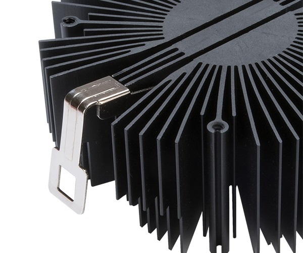 Akasa Vegas Chroma AM Refrigeratore per CPU 12 cm RGB per AMD AM4 e AM3, Nero e Bianco