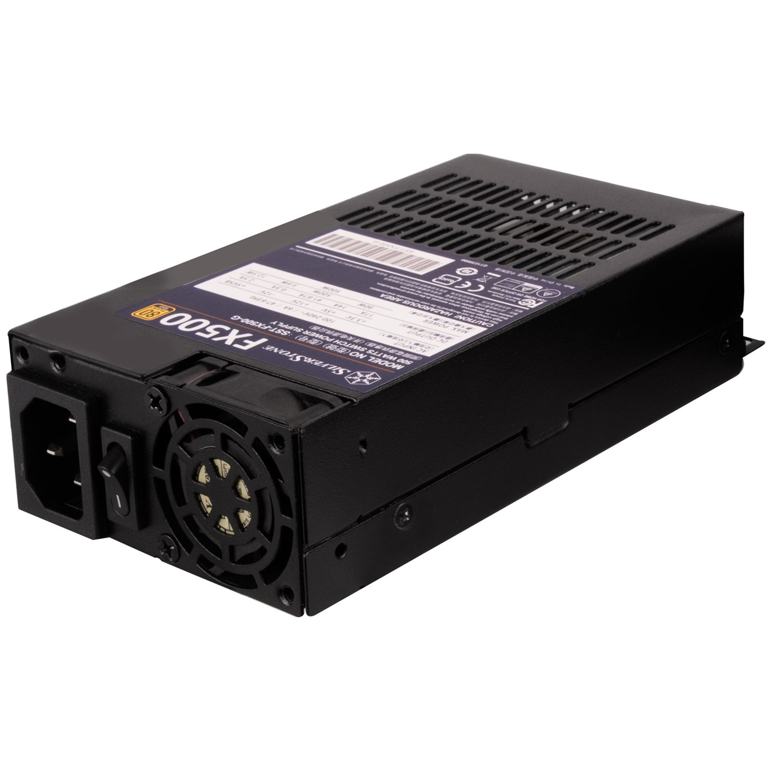 SilverStone FX500 Alimentatore 500W 80 PLUS Gold Flex ATX Nero - 20 4 pin ATX