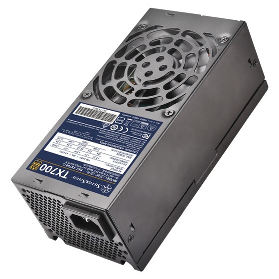 SilverStone SST-TX700-G Alimentatore TFX 700W 80 PLUS GOLD con 20 4 pin ATX e 2x PCI-E, Nero