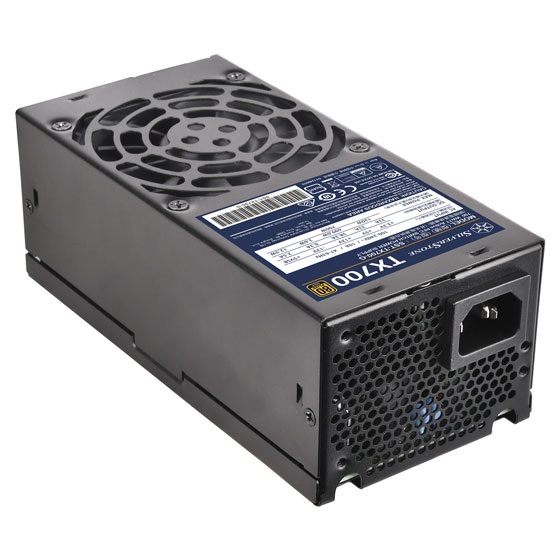 SilverStone SST-TX700-G Alimentatore TFX 700W 80 PLUS GOLD con 20 4 pin ATX e 2x PCI-E, Nero