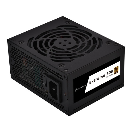 SilverStone SST-EX500-B Extreme Alimentatore SFX 80 PLUS Bronze 500W 24-pin ATX Nero