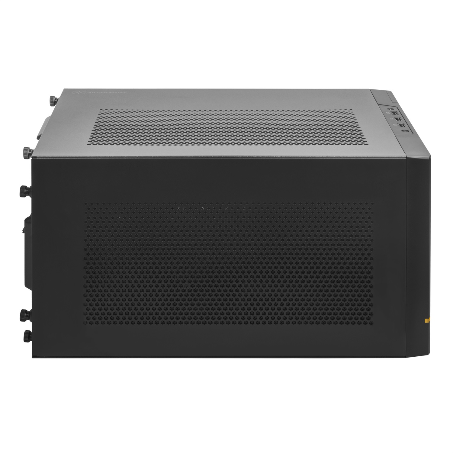 Silverstone SUGO 14 Case Cubo Mini-ITX Nero con supporto per schede grafiche a lunghezza intera e alimentatori ATX