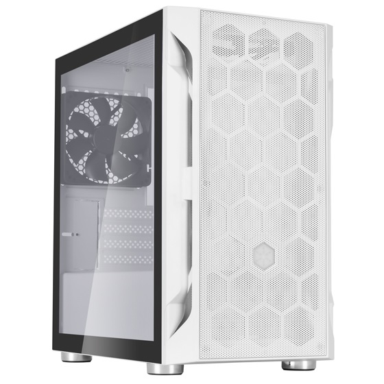 Silverstone FARA H1M Micro Tower Bianco - Case PC Micro ATX con Vetro Temperato e Alto Flusso d'Aria