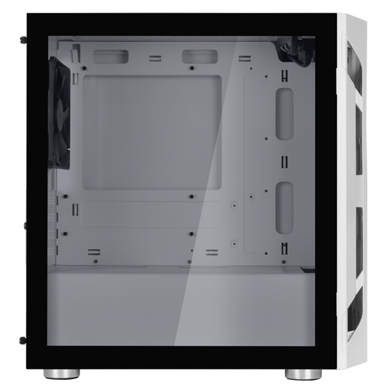 Silverstone FARA H1M Micro Tower Bianco - Case PC Micro ATX con Vetro Temperato e Alto Flusso d'Aria