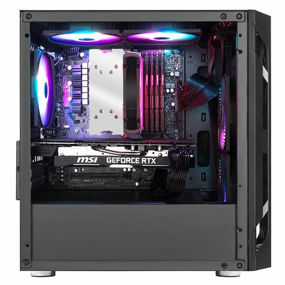 Silverstone FARA H1M Micro Tower Nero - Case PC Micro-ATX con Griglia in Acciaio e Ventola da 120 mm Inclusa
