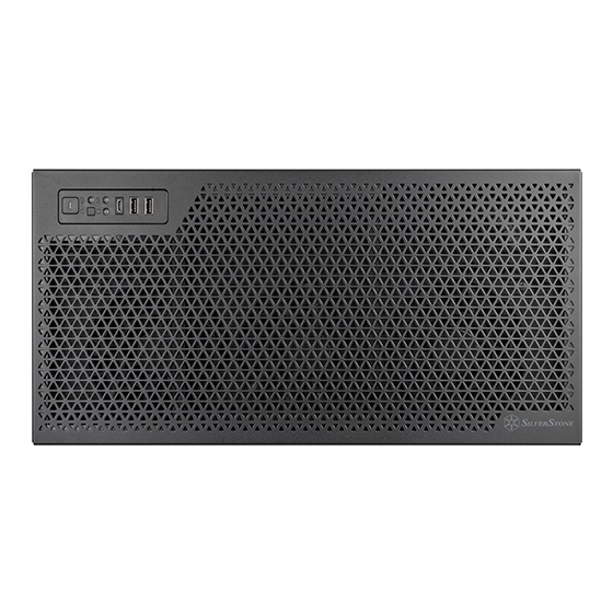 Silverstone SST-RM52 Chassis Server 5U Nero - Compatibile con schede madri SSI-EEB, Spazio per due radiatori da 360 mm, Interfaccia USB di tipo C