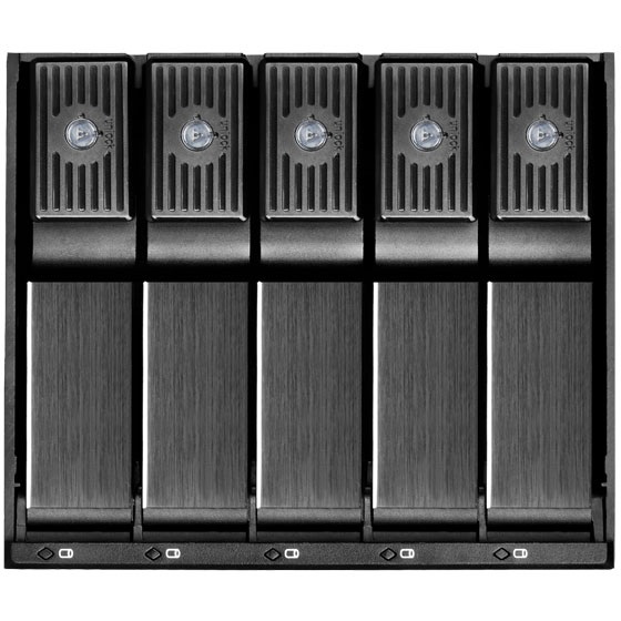 Silverstone SST-FS305-12G Telaio di Trasmissione Nero con Supporto per Array di Dischi SATA
