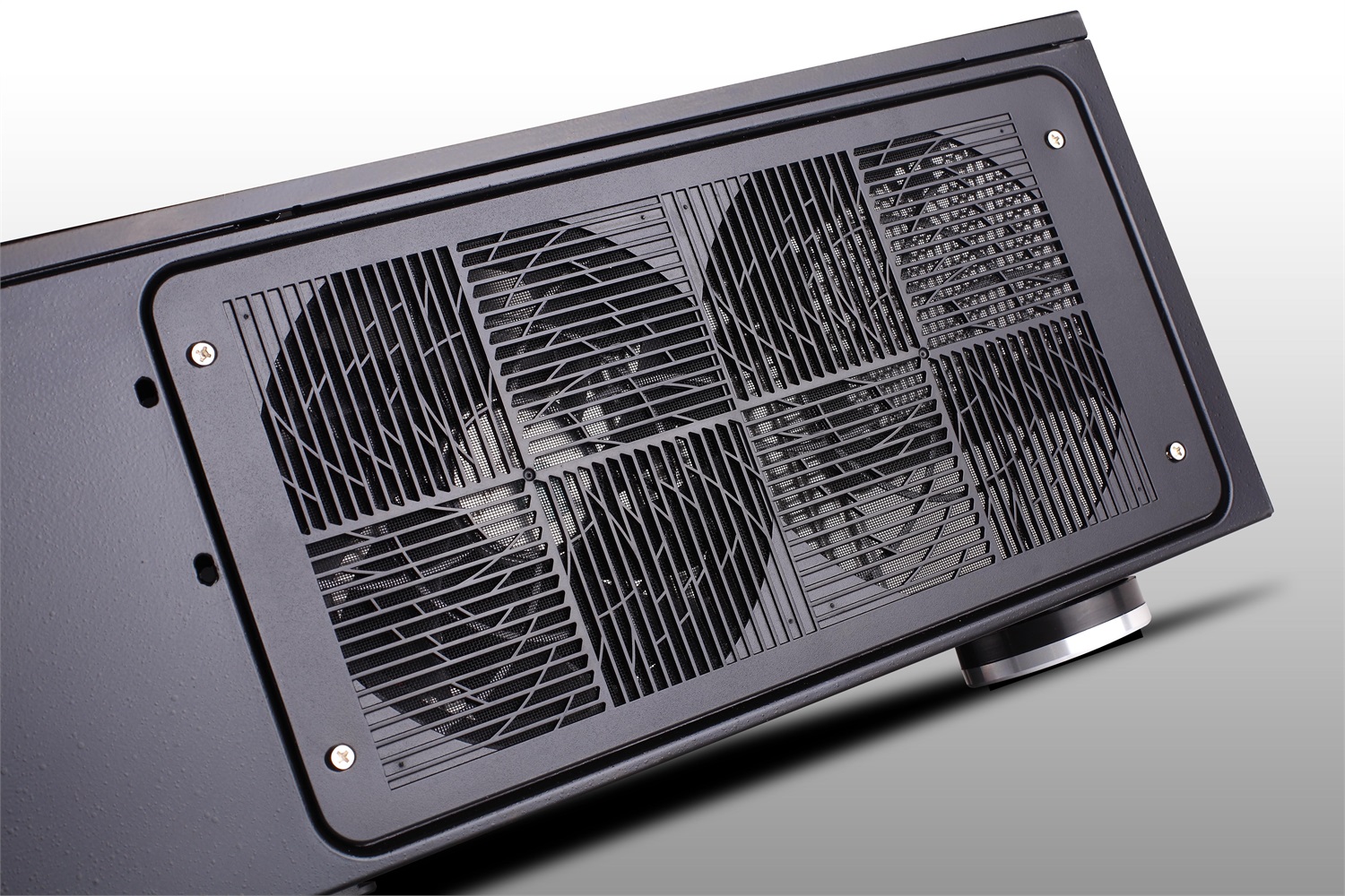 SilverStone SST-GD08B HTPC Big-Tower Nero con USB 3.0, supporto schede madri ATX e filtri anti-polvere