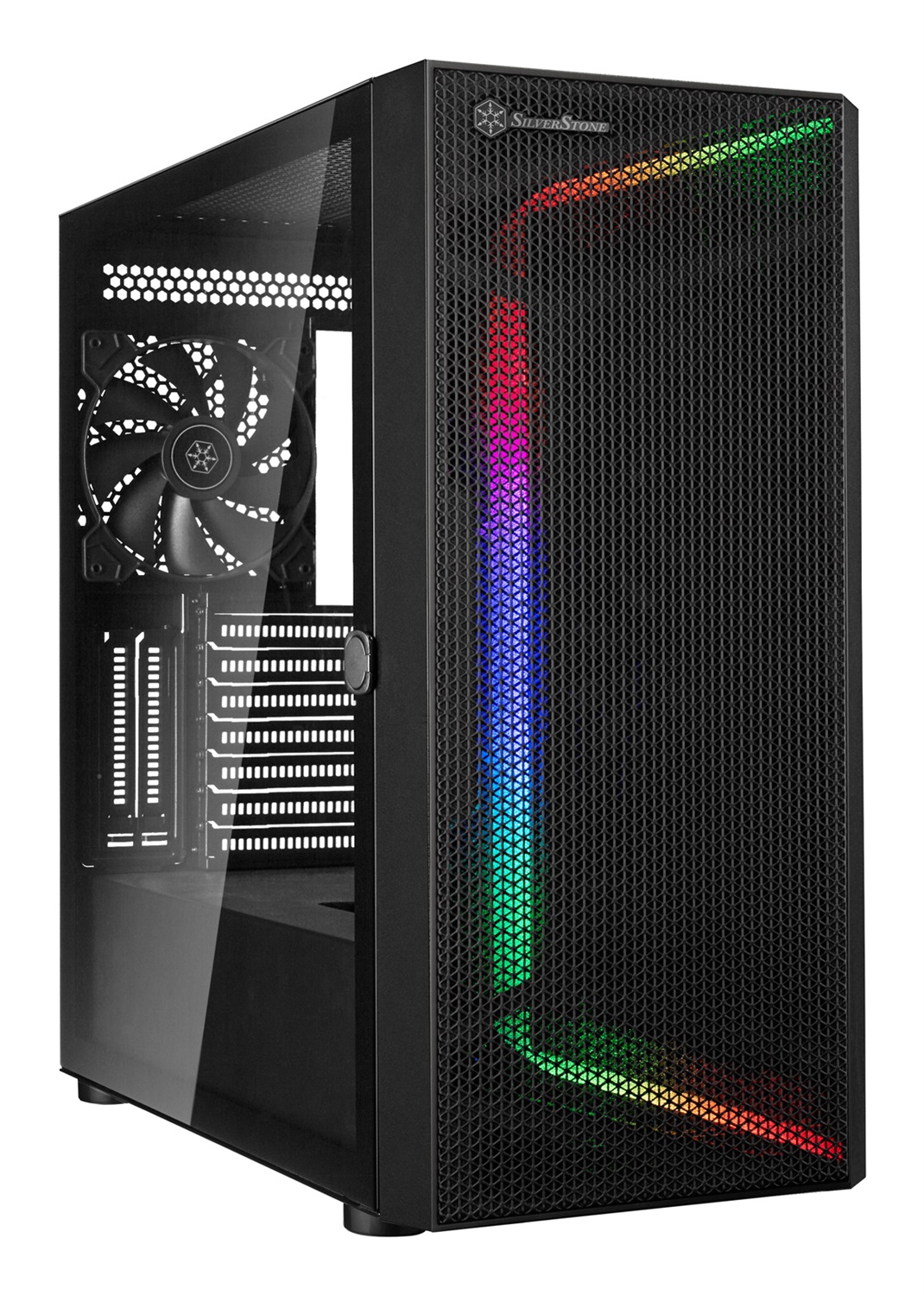 Silverstone SETA H1 Midi Tower Nero con Vetro Temperato e Pannello ARGB