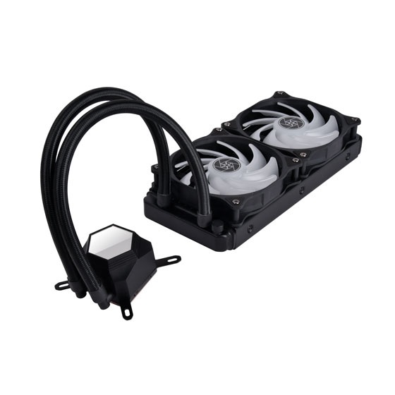 Silverstone SST-PF240-ARGB-V2 Raffreddatore di liquidi tutto in uno 240 mm con ARGB - Nero
