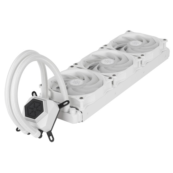 Silverstone SST-PF360W-ARGB-V2 Raffreddatore a liquido per CPU 360mm con RGB indirizzabile - Bianco