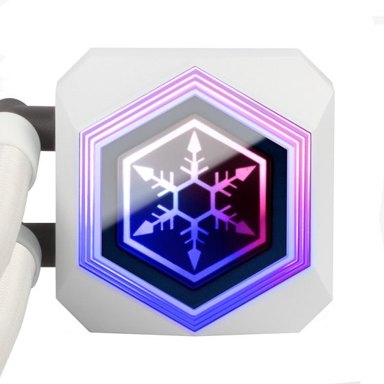 Silverstone SST-PF360W-ARGB-V2 Raffreddatore a liquido per CPU 360mm con RGB indirizzabile - Bianco