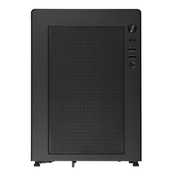 SilverStone SST-SG16B Cubo Nero - Case Mini-ITX in Acciaio con Supporto per Schede Grafiche fino a 275 mm