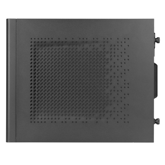 SilverStone SST-SG16B Cubo Nero - Case Mini-ITX in Acciaio con Supporto per Schede Grafiche fino a 275 mm