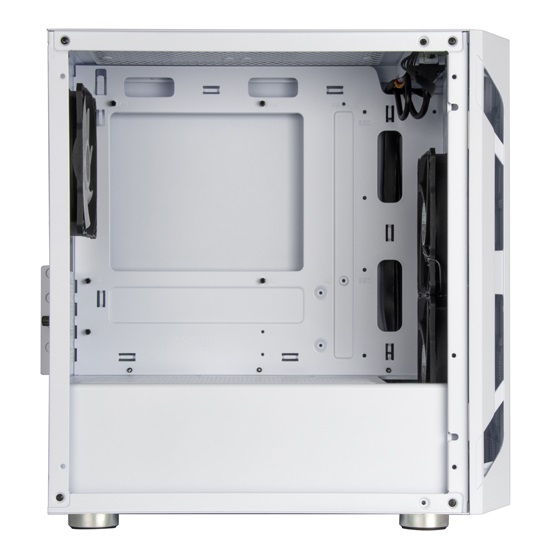 SilverStone FARA H1M PRO Tower Bianco con Vetro Temperato, 3 Ventole ARGB da 120 mm, Supporto Micro ATX