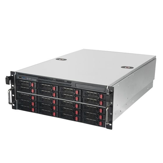 Silverstone SST-RM43-320-RS Custodia per Disco Rigido (HDD) Rack 4U, 20 Alloggiamenti per HDD/SSD 2.5/3.5