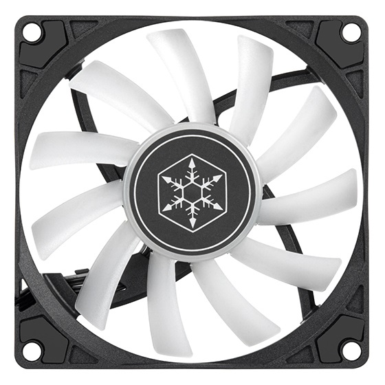 SilverStone Technology SST-AS90B-ARGB - Ventola sottile da 92 mm con PWM e luce ARGB