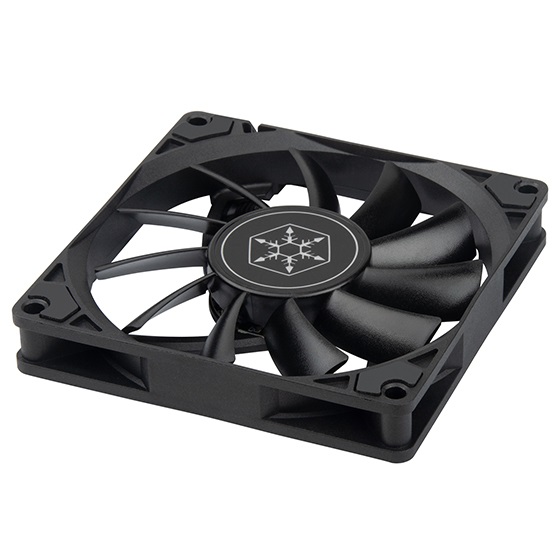 SilverStone Technology SST-AS90B Air Slimmer Ventola Sottile 92 mm PWM - Spessore 15,2 mm, Alta Velocità fino a 2500 Giri/min