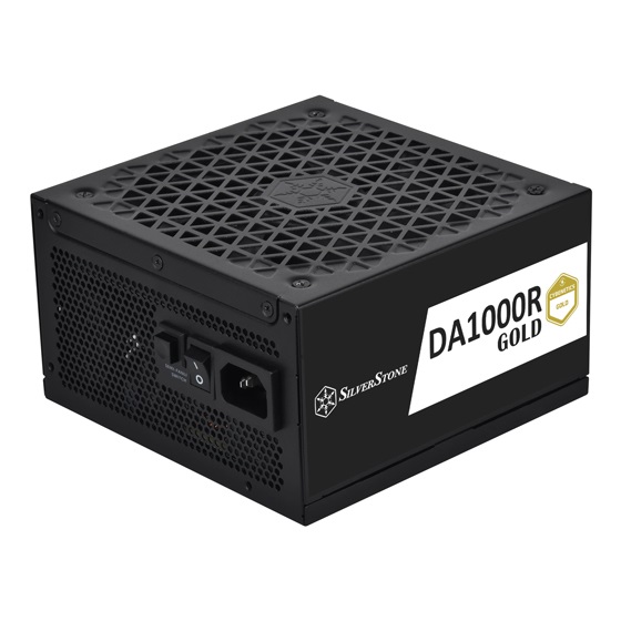 Silverstone DA1000R Gold Alimentatore per Computer 1000 W 80 PLUS Gold Completamente Modulare 20 4 pin ATX Nero