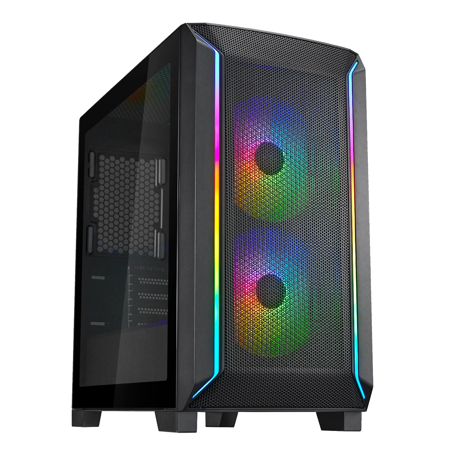 SilverStone FARA 312Z Midi Tower Nero - Chassis Gaming mATX con Pannello in Vetro Temperato e Flusso d'Aria Ottimale