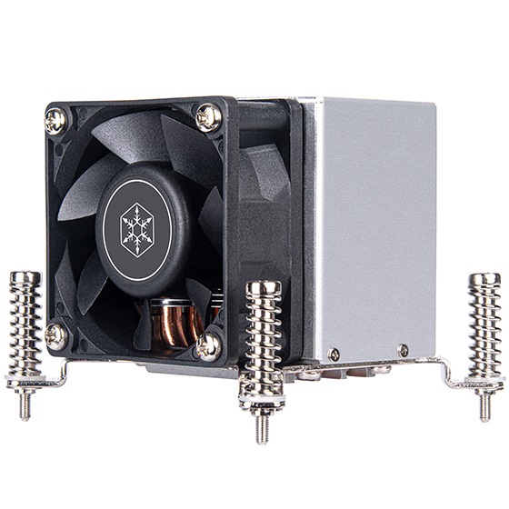 SilverStone SST-AR09-1700 Dissipatore ad Aria per CPU - Raffreddatore d'aria 6 cm con Ventola PWM, 1200-5000 Giri/min, Rumorosità 18,02 dB, Compatibile con Intel LGA 1700