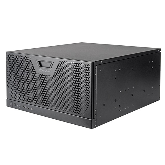 Silverstone RM51 Custodia per PC Rack 5U Nero - Supporto per Server ATX, micro ATX, Mini-ITX