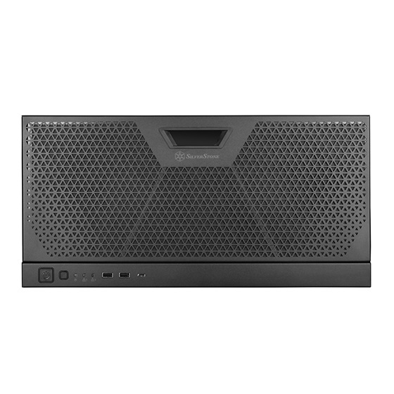 Silverstone RM51 Custodia per PC Rack 5U Nero - Supporto per Server ATX, micro ATX, Mini-ITX