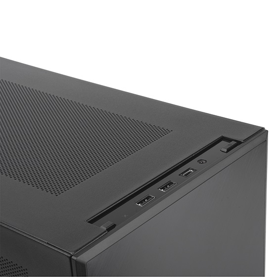 Silverstone SST-SG17B Case Cubo Nero - Micro ATX, Mini DTX, Mini ITX, 4 Slot Espansivi