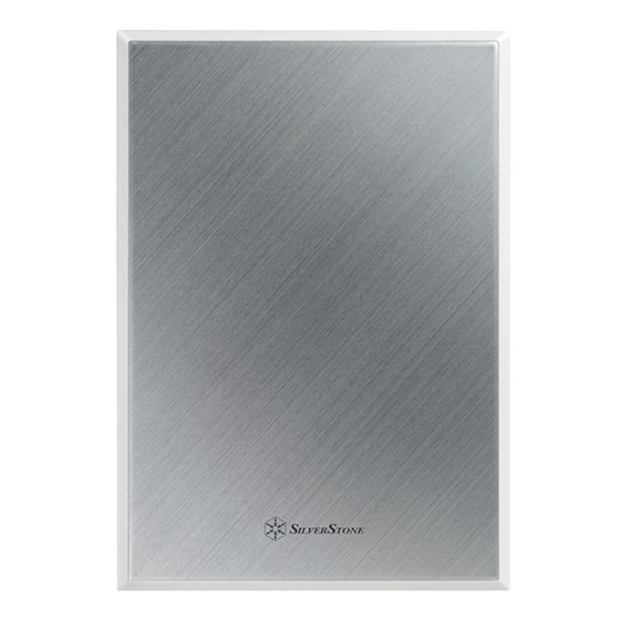 Silverstone SST-SG17W Case Cubo Bianco Micro-ATX Mini-ITX con Supporto Raffreddamento