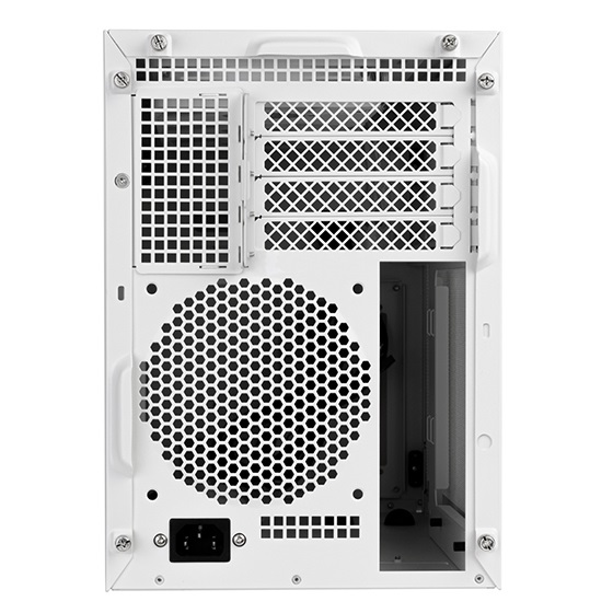 Silverstone SST-SG17W Case Cubo Bianco Micro-ATX Mini-ITX con Supporto Raffreddamento