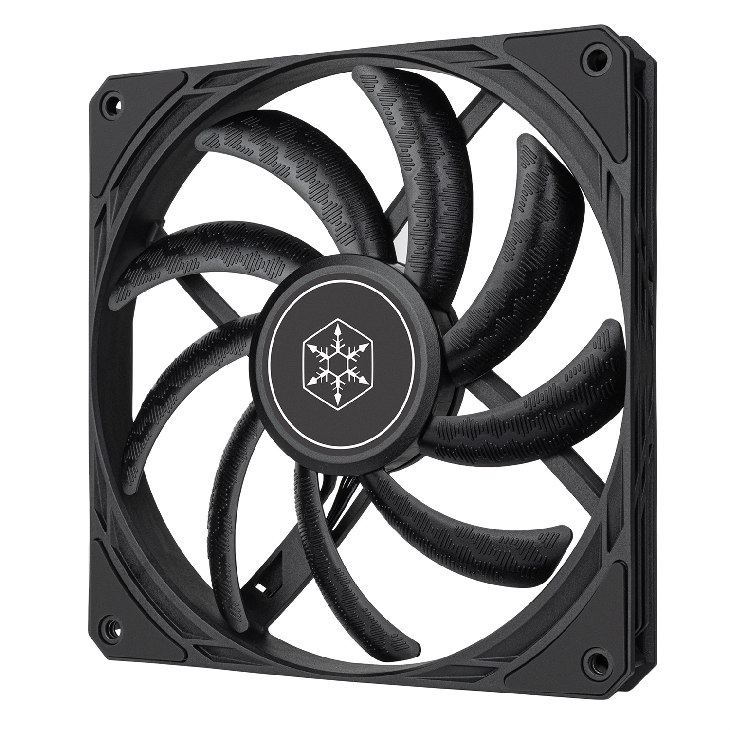 SilverStone SST-AS140B Ventilatore 14 cm Nero - 1700 Giri/min, Cuscinetto Fluido Dinamico